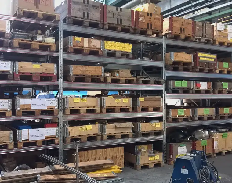 Pozinkované paletové regály do dílny i skladu
