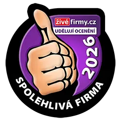 Ocenění Spolehlivá firma 2026 - E-regaly.cz